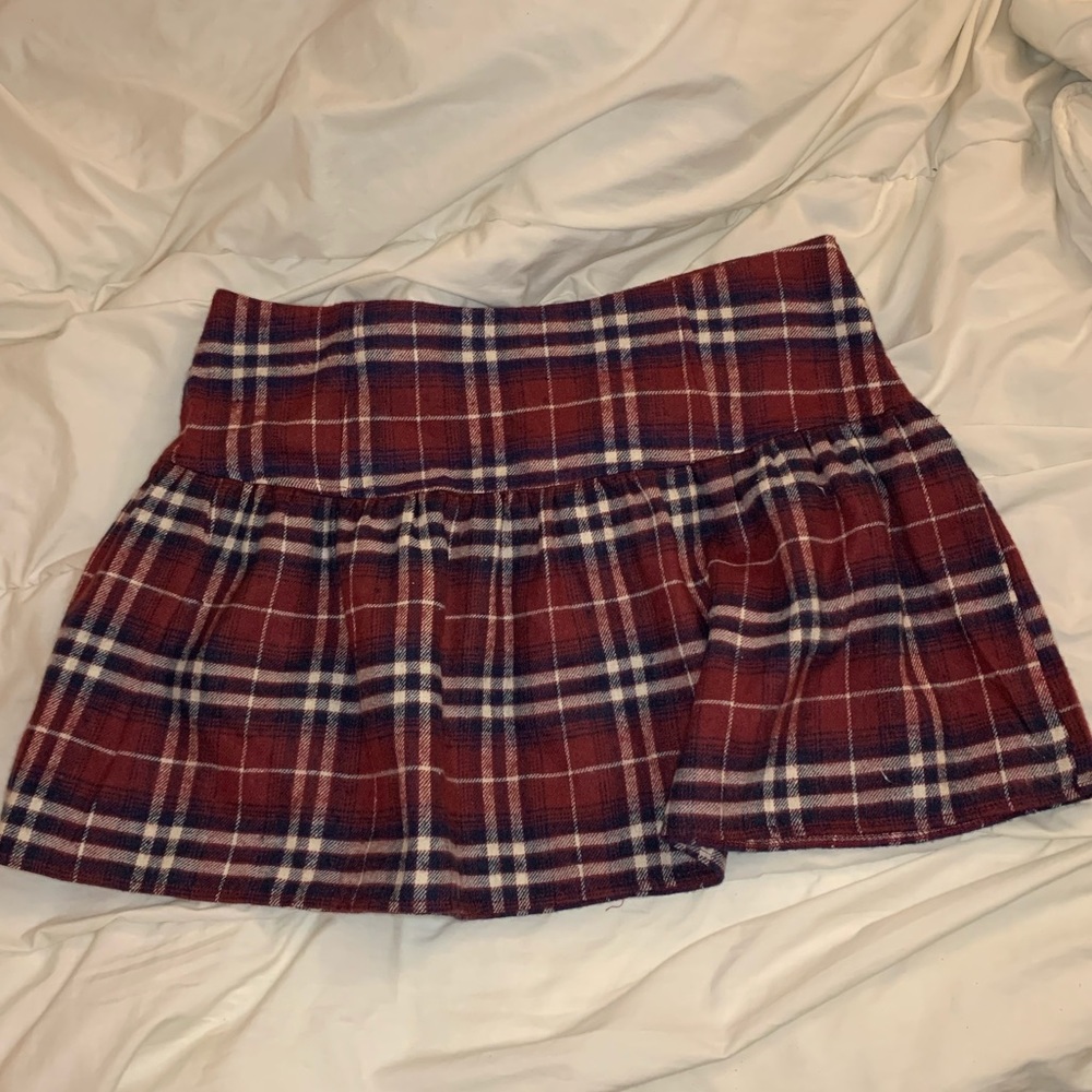 Plaid Mini Skirt